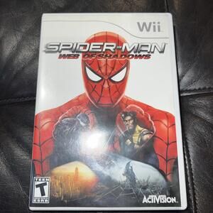 Spider-Man: Web of Shadows (Nintendo Wii, 2008) Complete Tested